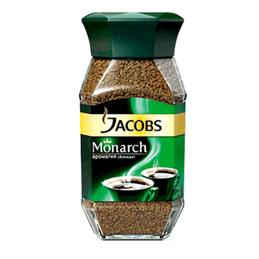 Qəhvə Jacobs Monarch şüşədə 95 q