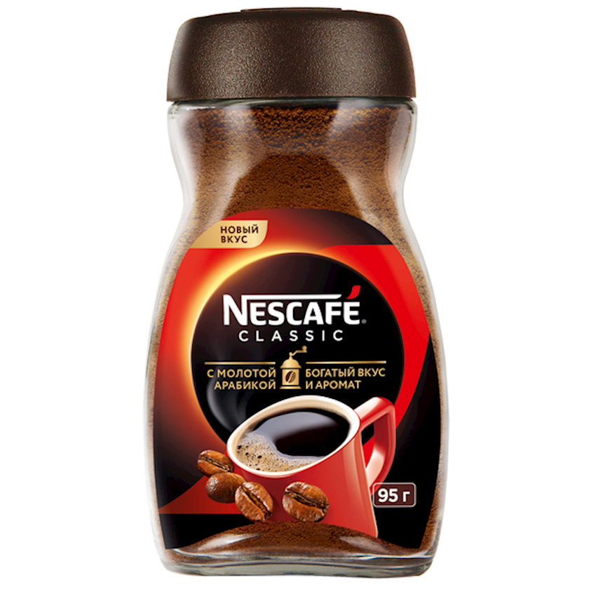 Həll olunan qəhvə Nescafe Classic 95 q