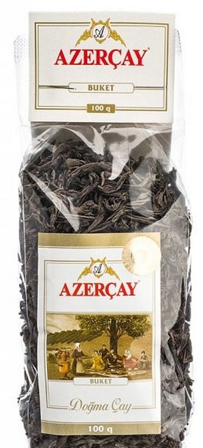 İri yarpaqlı qara çay Azerçay Buket, 100 q (4760062100297)