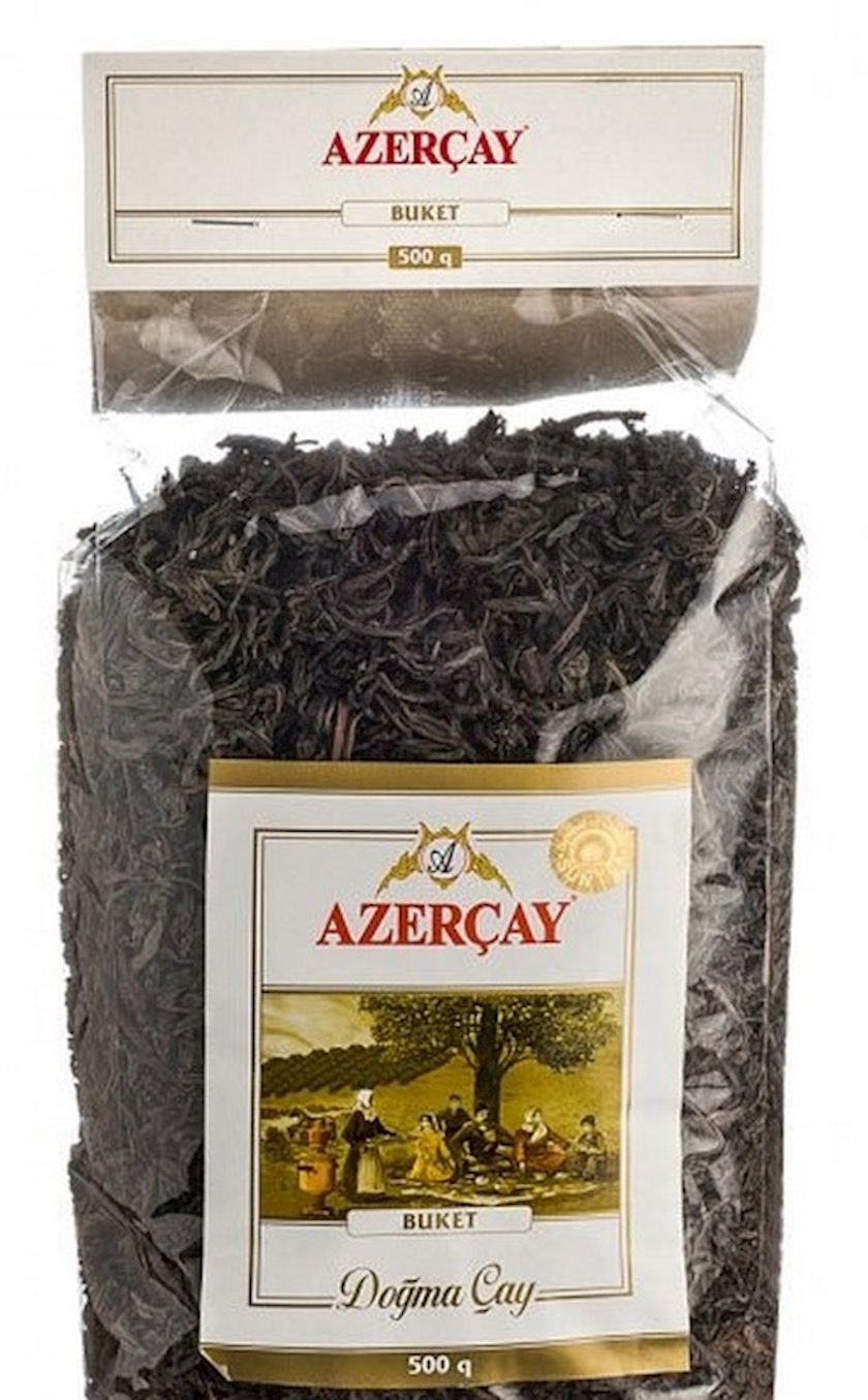 Черный чай крупнолистовой Azercay Buket, 500г, целлофановый пакет ...