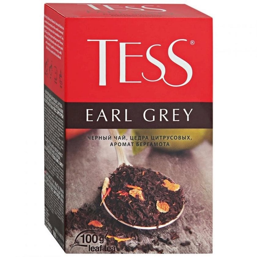 Черный чай Tess Earl Grey, 100г - купить в Баку. Цена, обзор, отзывы ...