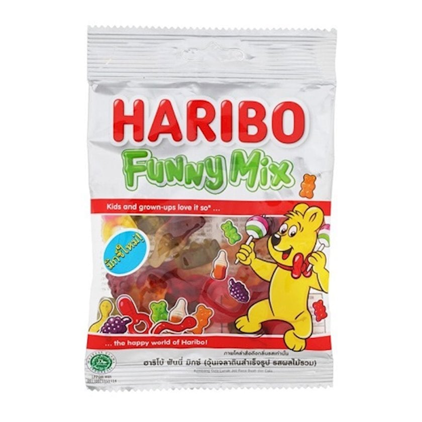 Jele konfetlər Haribo Funny Mix, 80 q