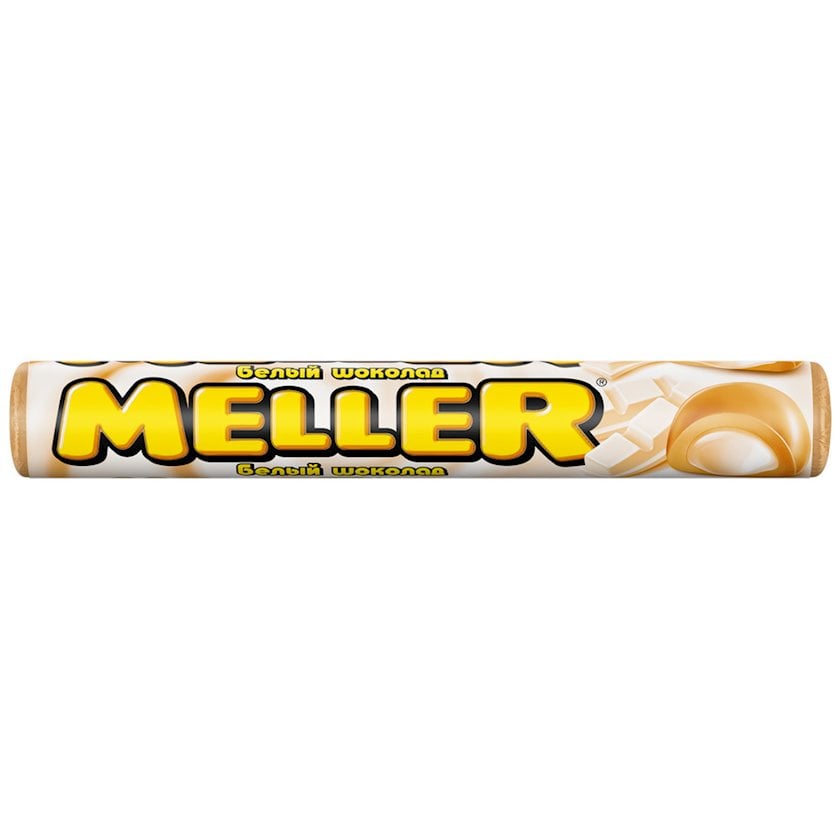 Жевательная конфета Meller белый шоколад, 38 г - купить в Баку. Цена ...
