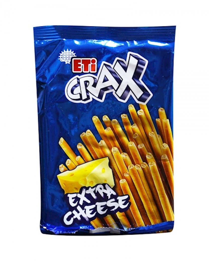Çubuqlar Eti Crax Extra Cheese pendir dadı ilə, 45 q