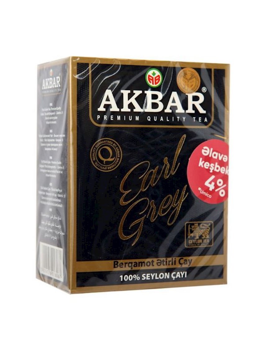 Qara çay Akbar Earl Grey 100 q