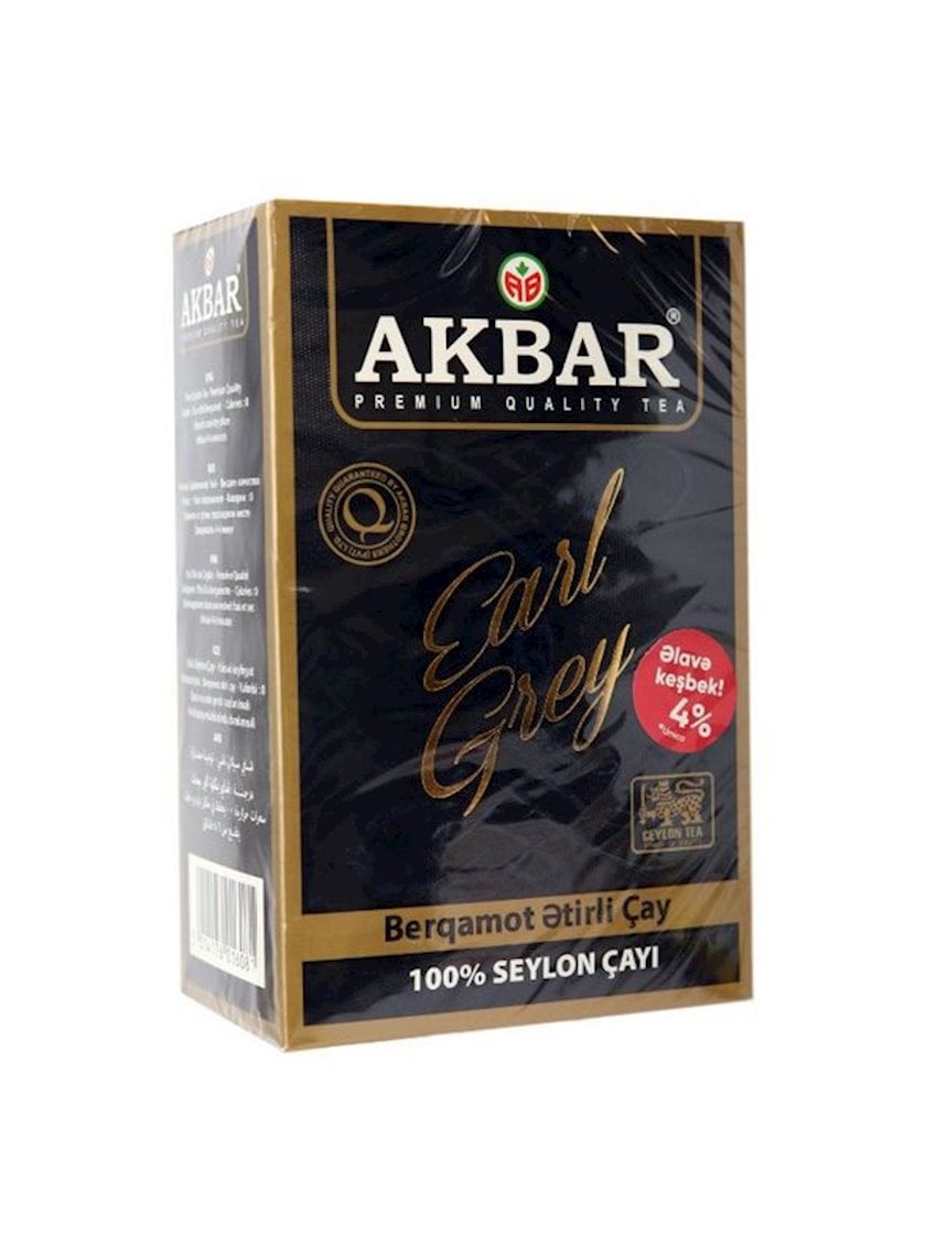 Qara çay Akbar Earl Grey 500 q