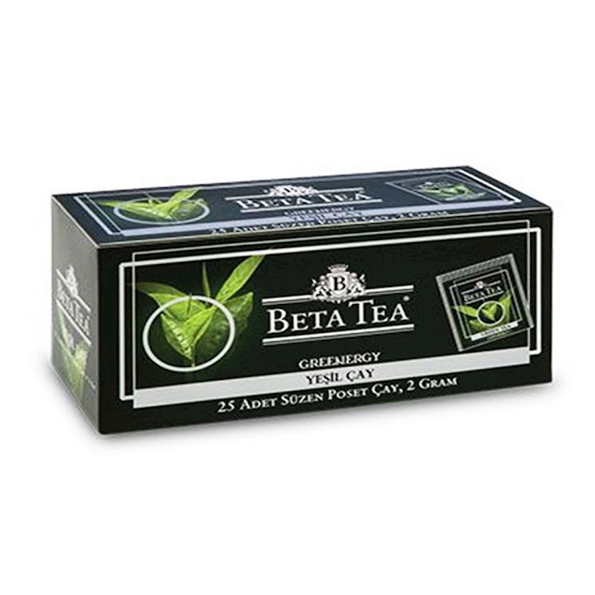 Yaşıl paket çayı Beta Tea, 25 ədəd