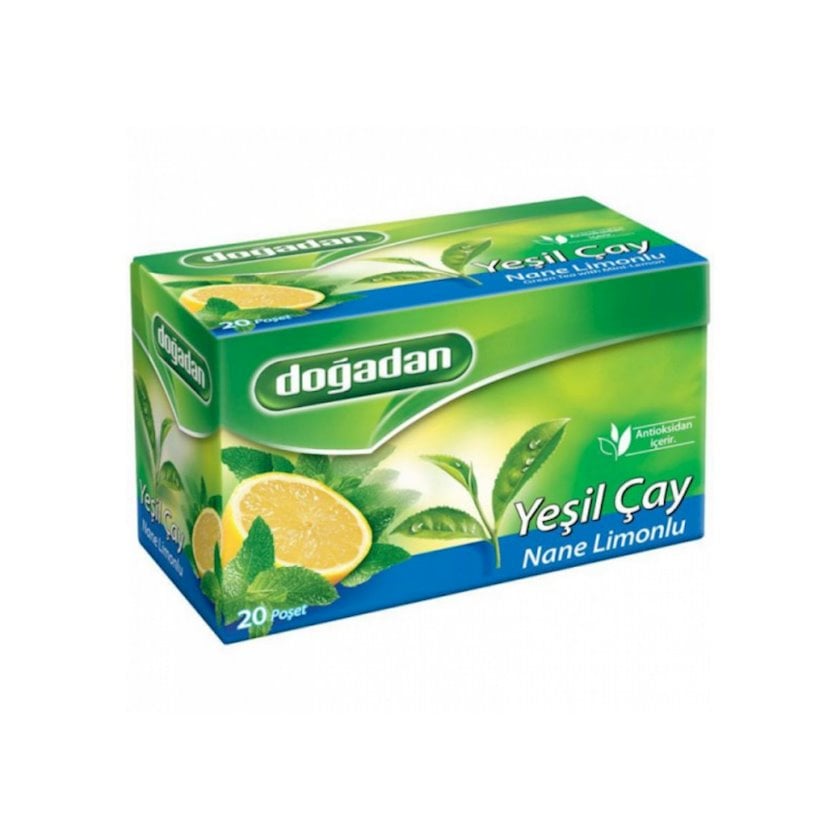 Nanə və limonlu yaşıl paket çayı Doğadan, 20 ədəd