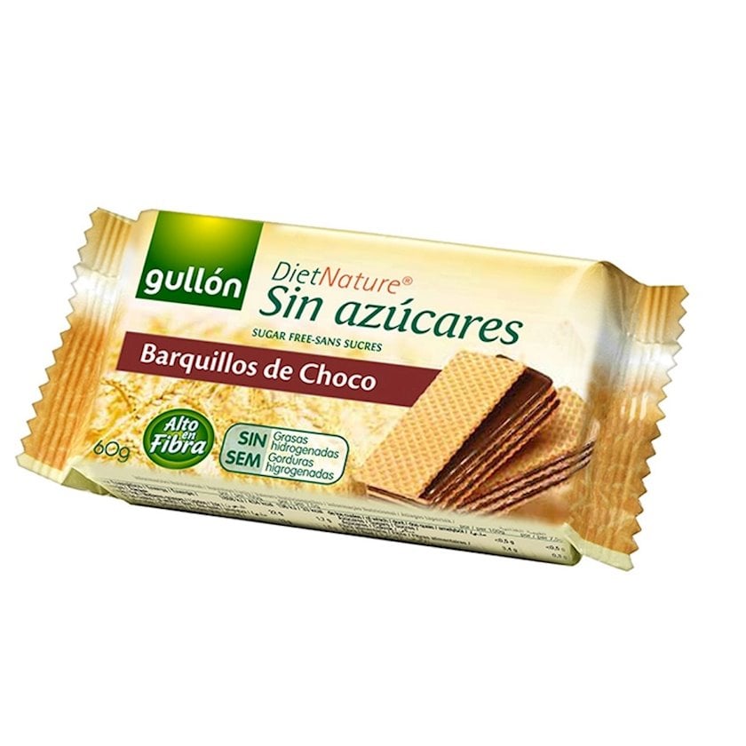Şokoladlı vafli Gullon Diet Nature Wafer Chocolate, 60 q
