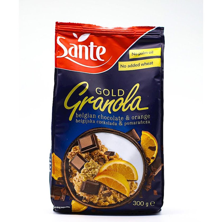 Qranola Gold Granola Delgian Chocolate & Orange 300 q