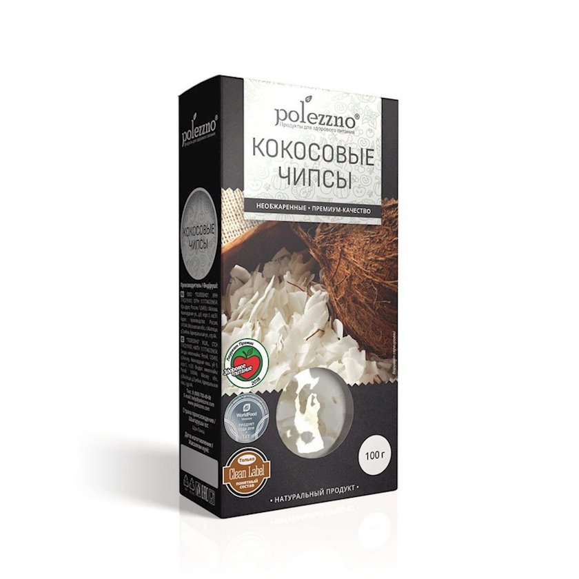 Чипсы Polezzno кокосовые, 100г - купить в Баку. Цена, обзор, отзывы ...