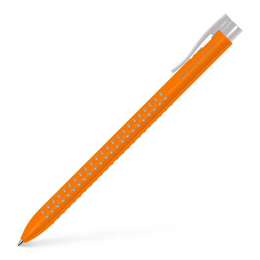 Автоматическая шариковая ручка Faber-Castell Grip 2022,оранжевая 0.7 мм .