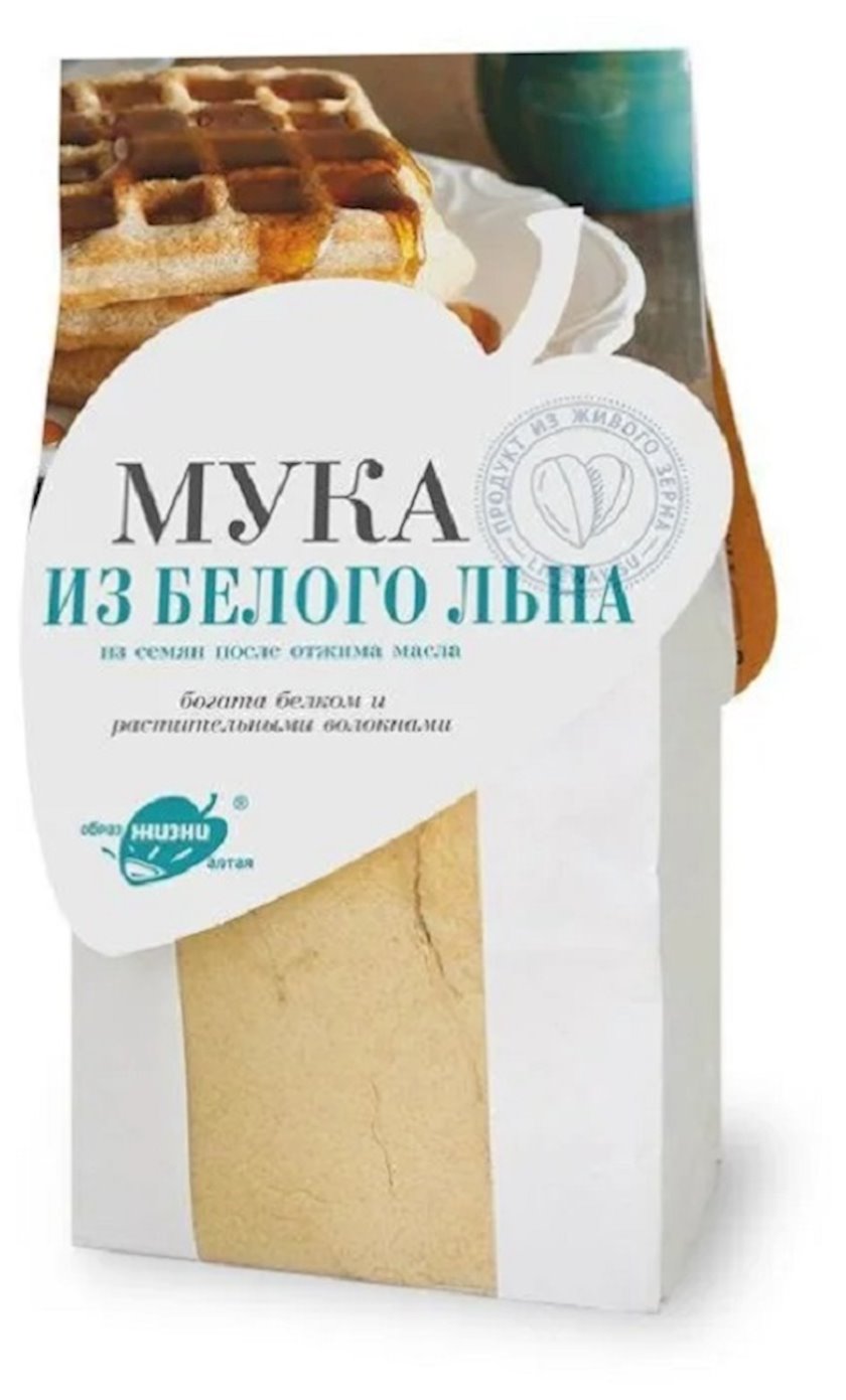 Льняная мука Образ жизни Алтая из семян белого льна, 500г - купить в ...