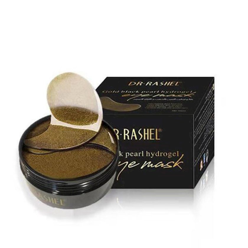 Гидрогелевые патчи для кожи вокруг глаз Dr.Rashel Gold Black Pearl Hydrogel Eye Mask 60 шт