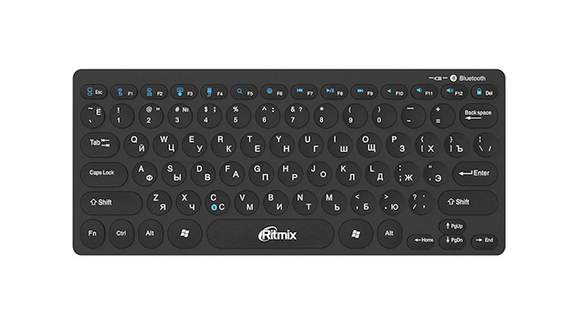 Клавиатура Ritmix RKB-310BTH Black - купить в Баку. Цена, обзор, отзывы ...