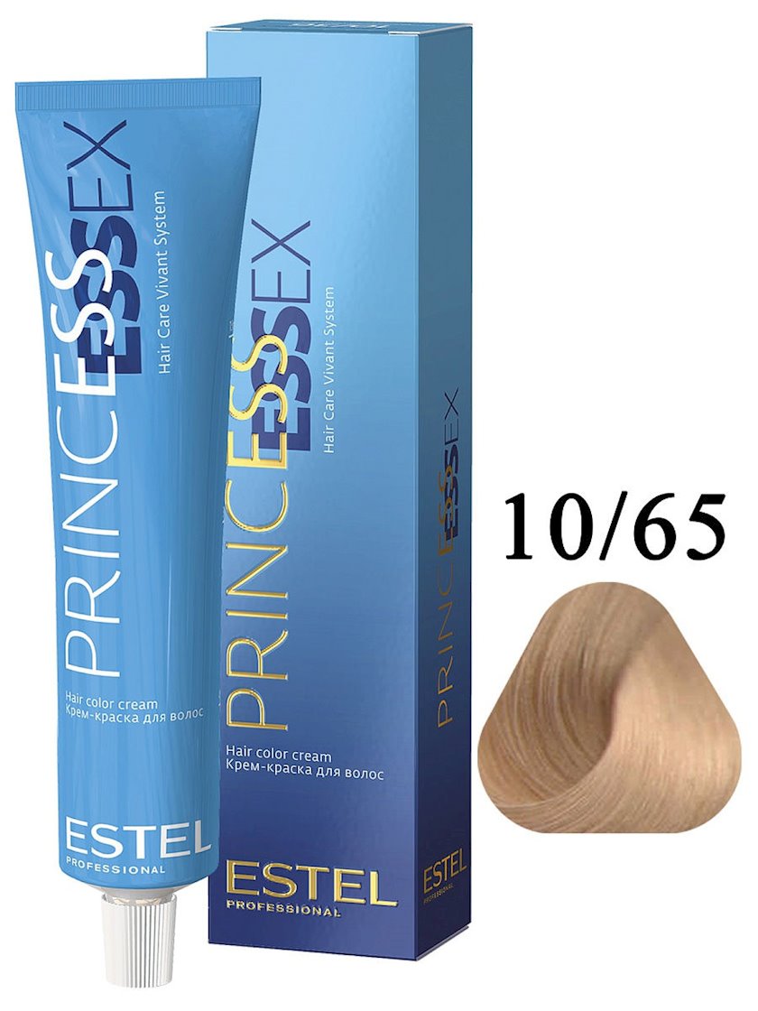 Krem-boya saçlar üçün Estel Professional Princess Essex 10/65 Mirvari ...
