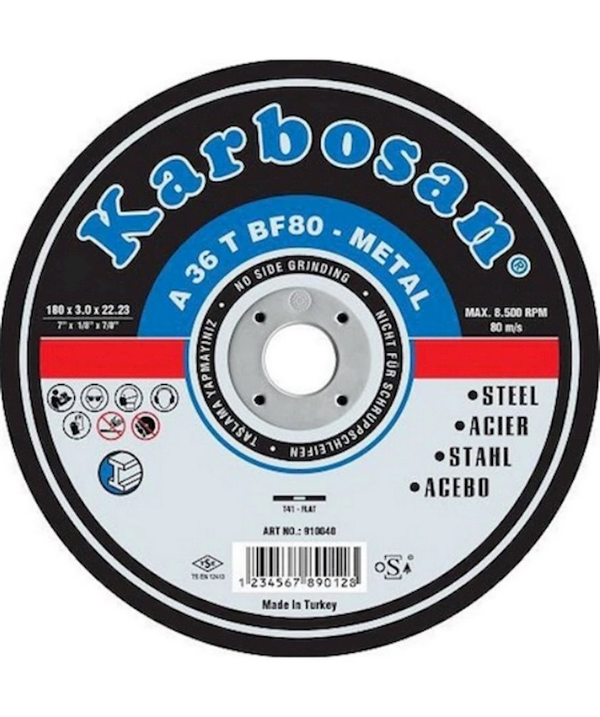 Отрезной диск Karbosan 230 мм -  в Баку. Цена, обзор, отзывы, продажа