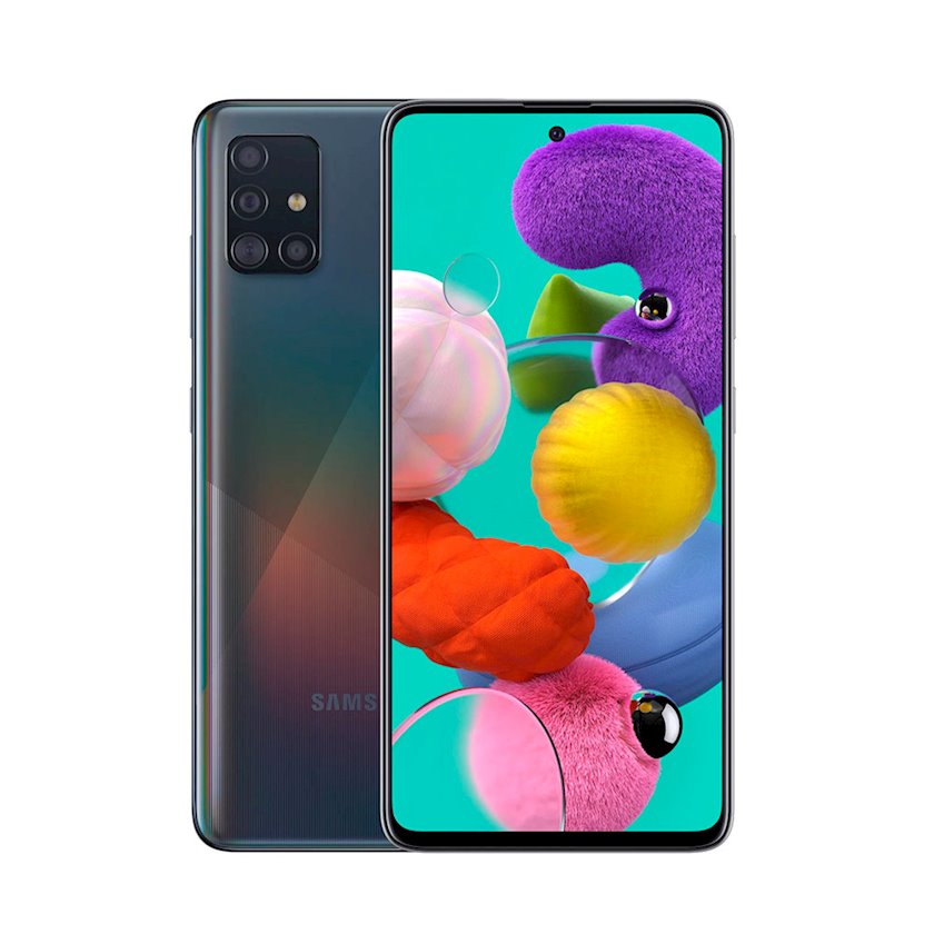 Смартфон Samsung Galaxy A51 6GB/128GB Prism Crush Black (806090451164 ...