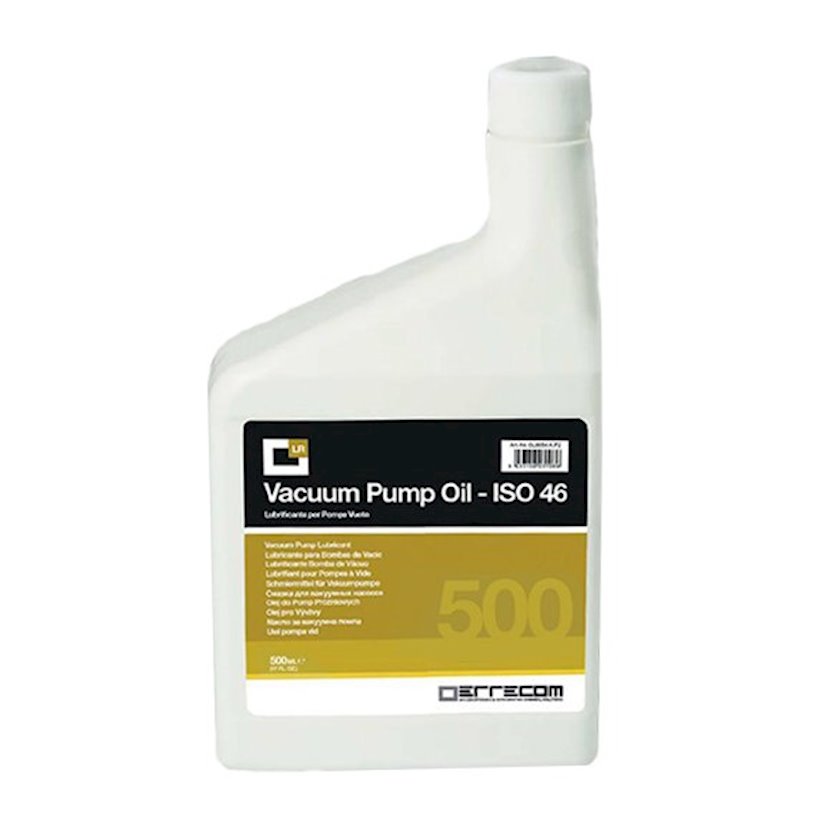 Масло вакуумных насосов Errecom Vacuum Pump Oil İSO 46, 500 мл - купить ...