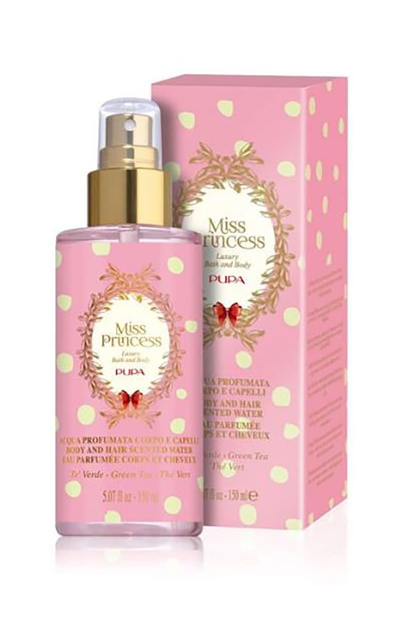 Парфюмированная вода для тела и волос Miss Princess, 002 сахарные капли ...