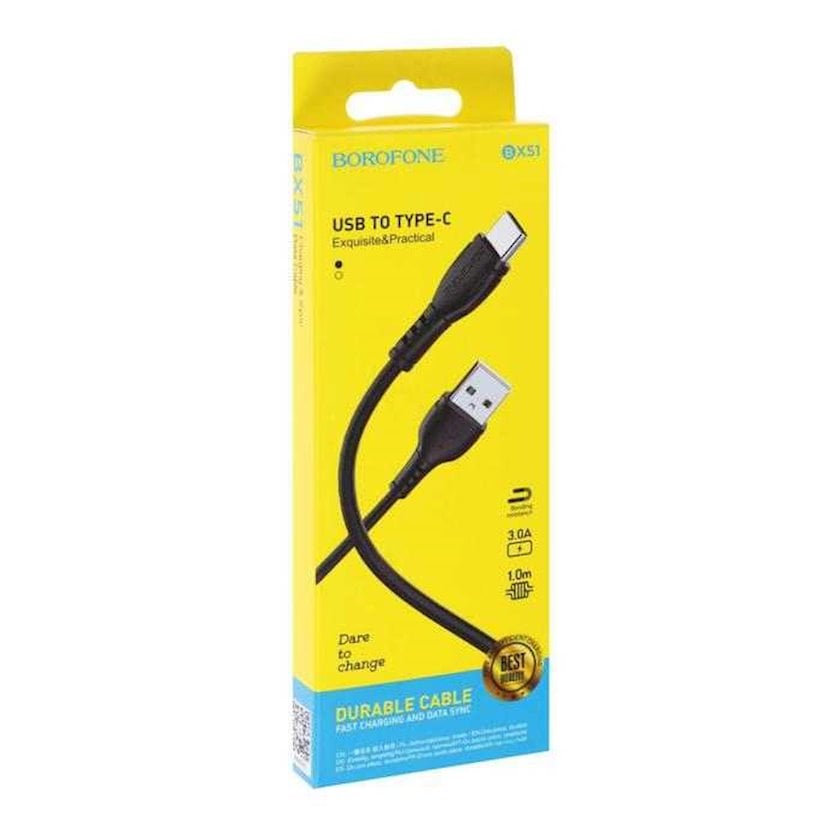 USB kabel Borofone BX51 Triumph Type-C 3.0A,Qara - Qiymeti, Bakıda ...