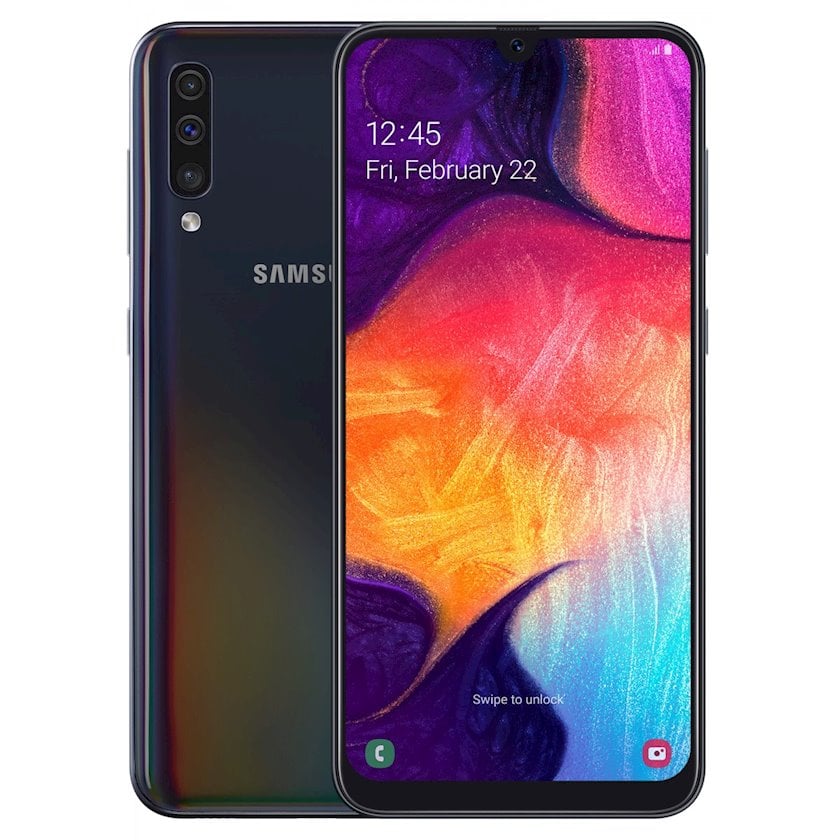 Smartfon Samsung Galaxy A50 6GB/128GB Black (8801643729110) - Qiymeti ...