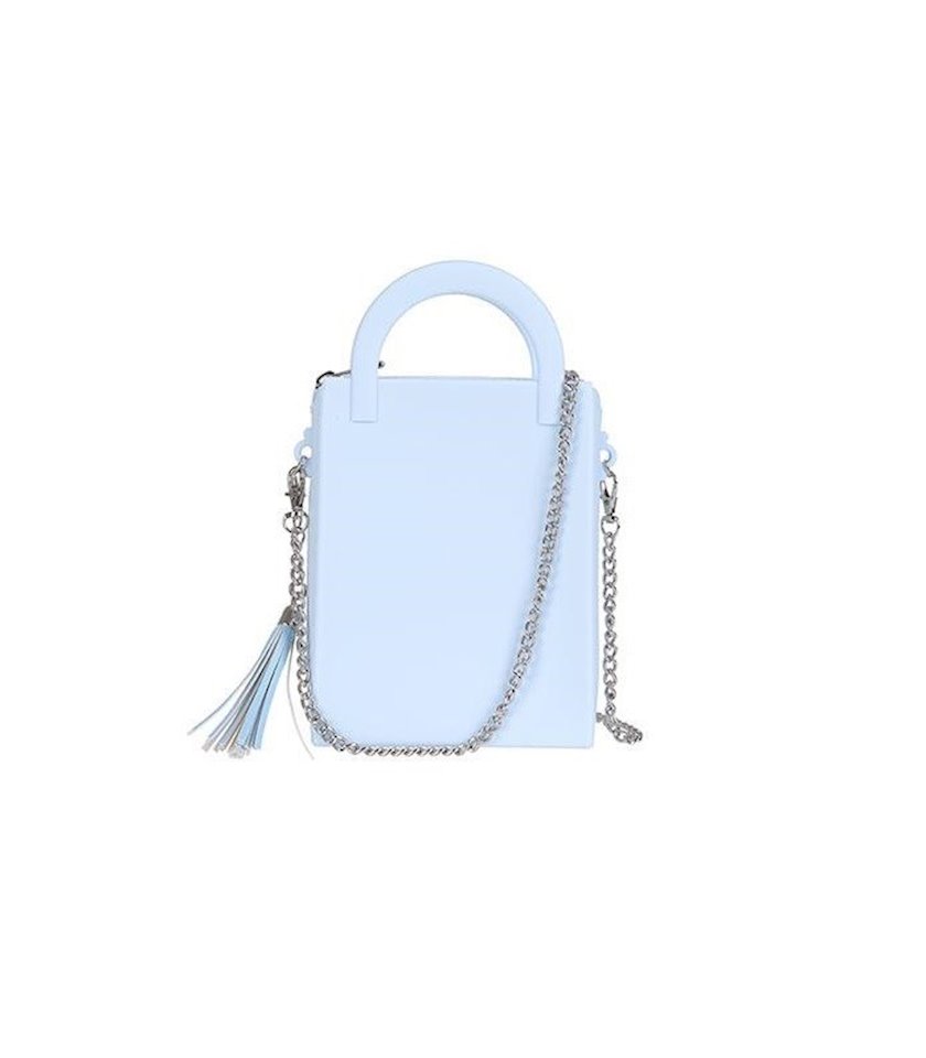 Женская сумка силиконовая Miniso Silicone Crossbody Bag Blue голубая