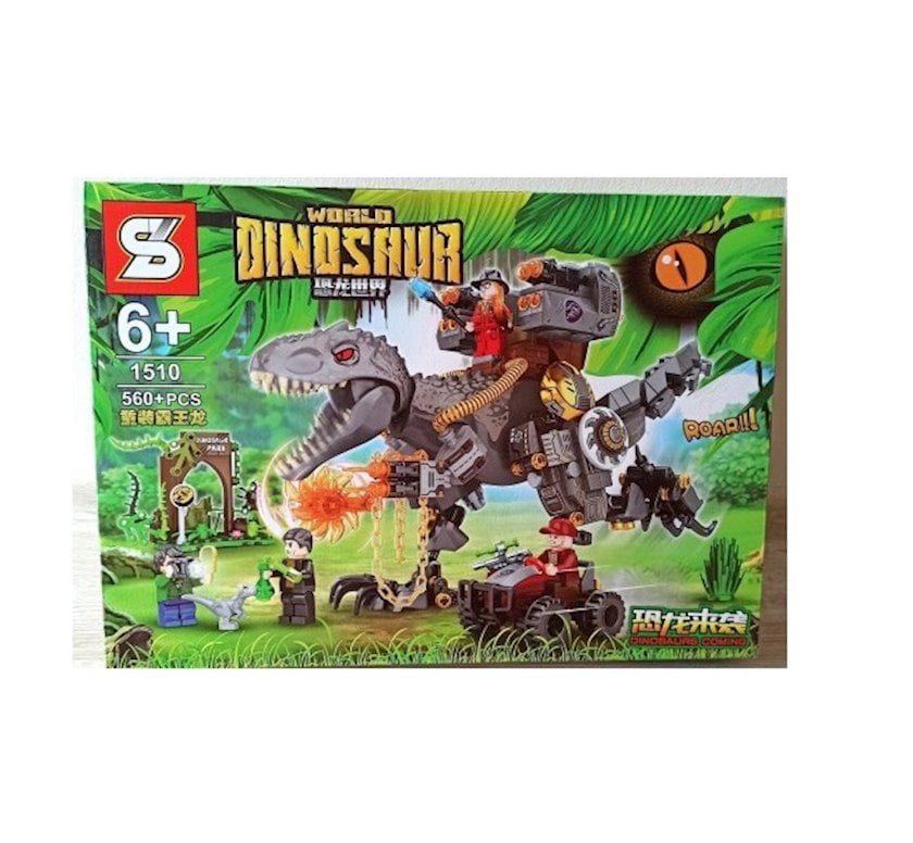 Конструктор SY Dinosaur World 1510, 6+ лет, 560 элементов - купить в ...