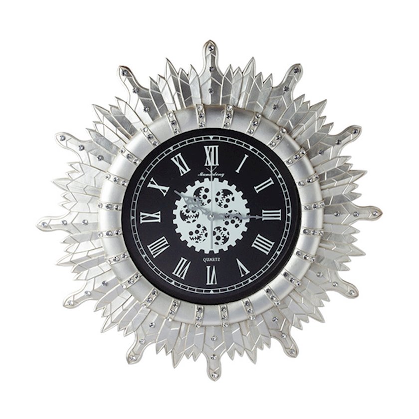 Настенные часы Avroluks AZ-112 60 см, серебристый - купить в Баку. Цена ...