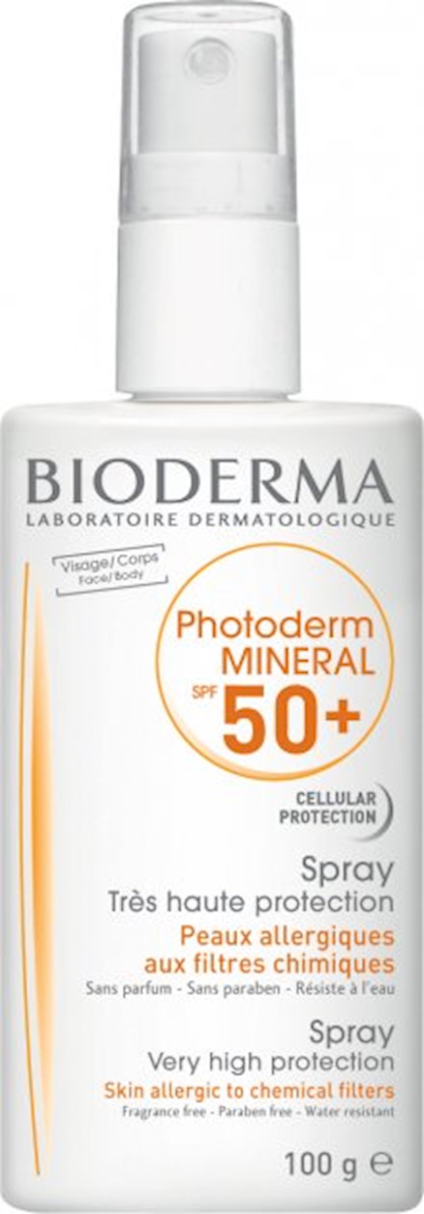 bioderma photoderm mineral spray spf 50