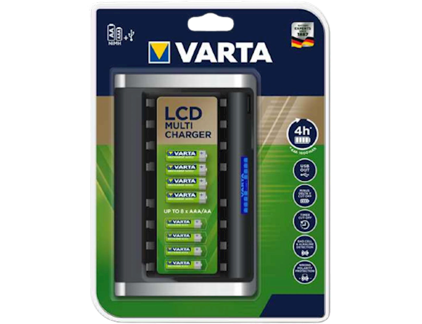 Зарядное устройство для батареек Varta LCD Multi Charger - купить в ...