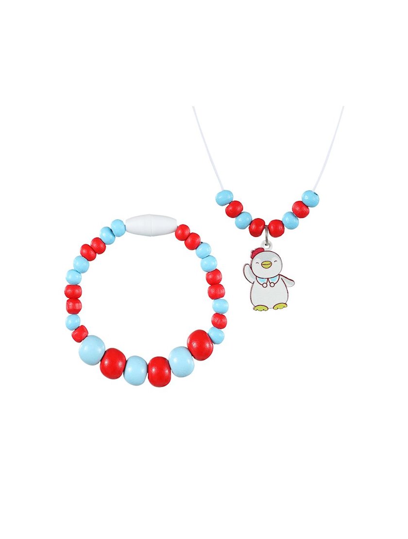 Yaradıcılıq dəsti Miniso Mini Family DIY Teawood Beads Penguin Bakıda