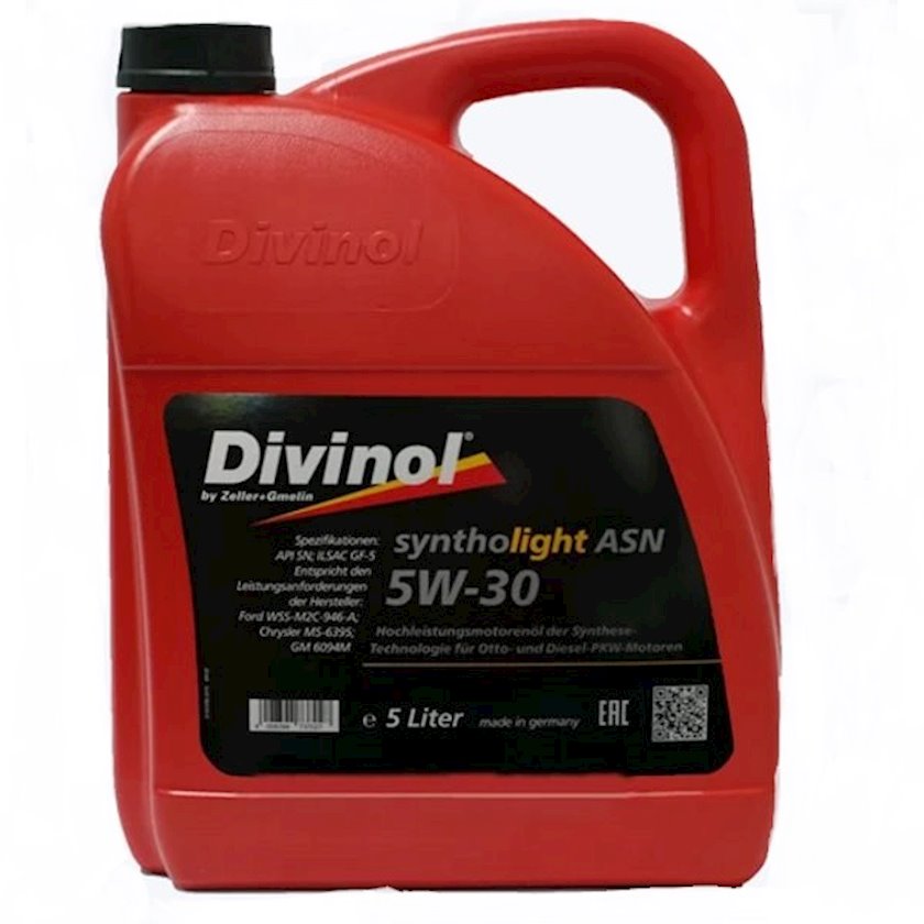 Моторное масло Divinol Syntholight ASN 5W-30 5 л -  в Баку. Цена .