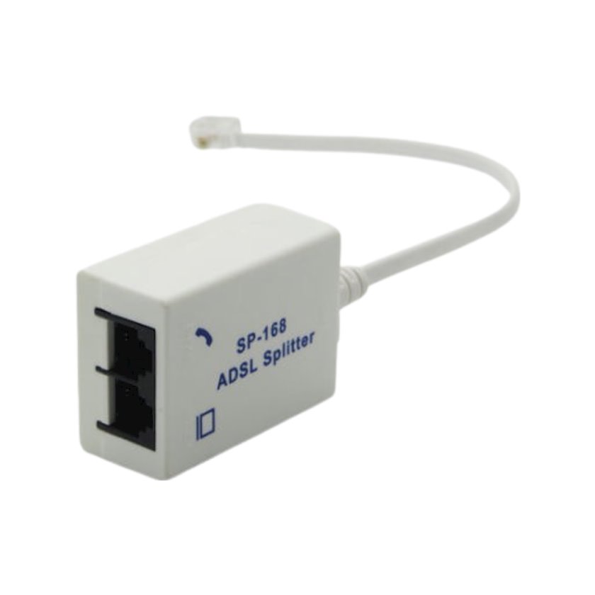 Сплиттер ADSL SP-168 для телефонных соединений с сетевым кабелем ...