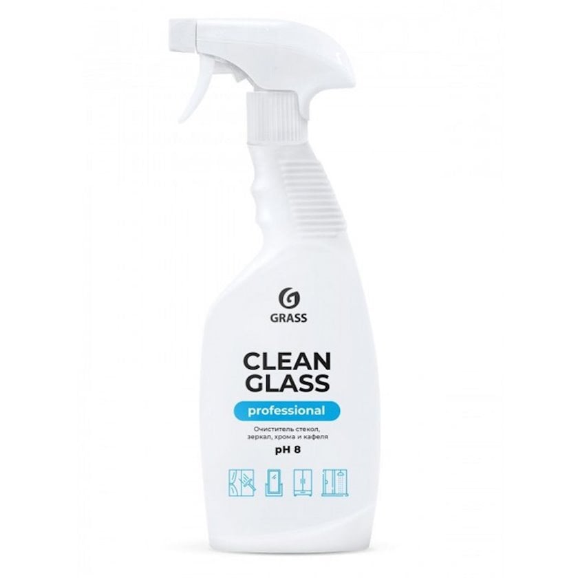 Очиститель стекол и зеркал Grass Clean Glass Professional 600 мл ...