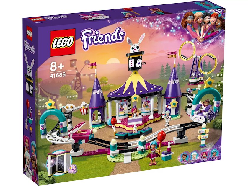 lego friends magical funfair roller coaster