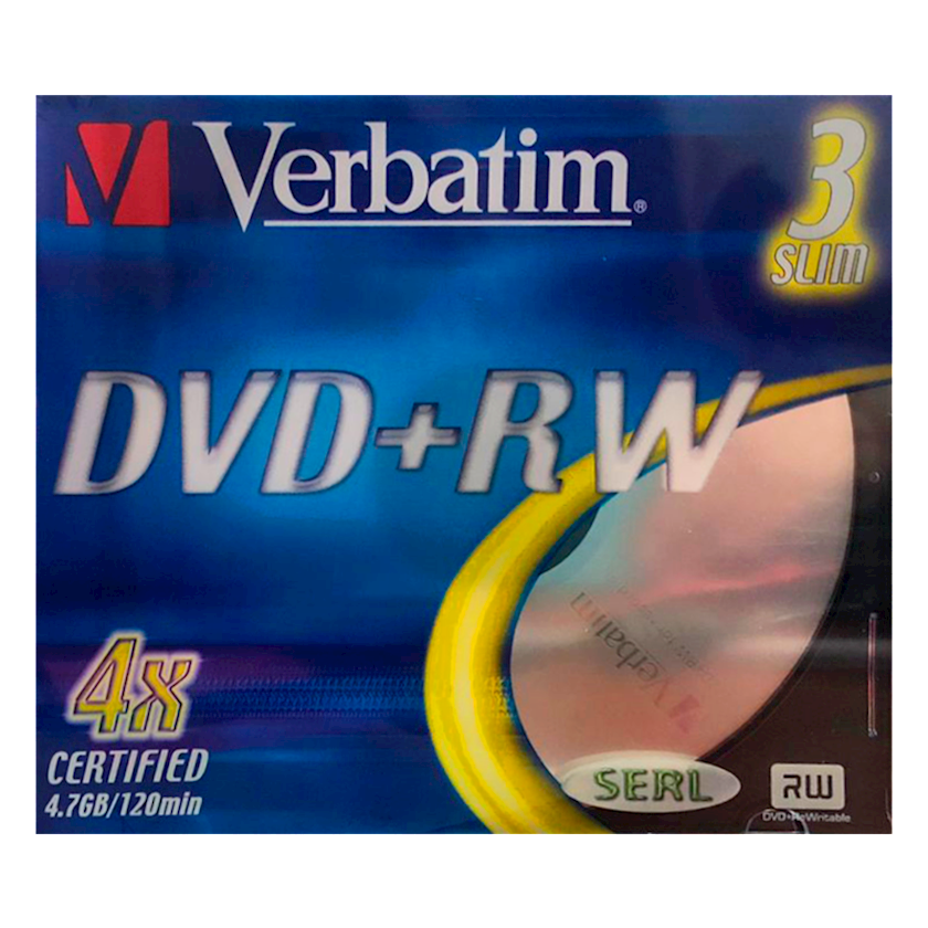 Disk Verbatim DVD+RW 4.7 GB 120 min Qiymeti, Bakıda almaq. Satışı