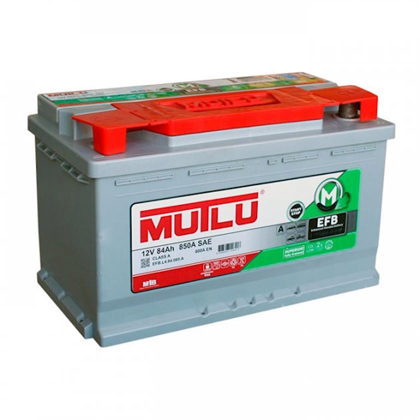 Аккумулятор автомобильный Mutlu 12V 84AH EFB.L4.84.080.A - купить в ...
