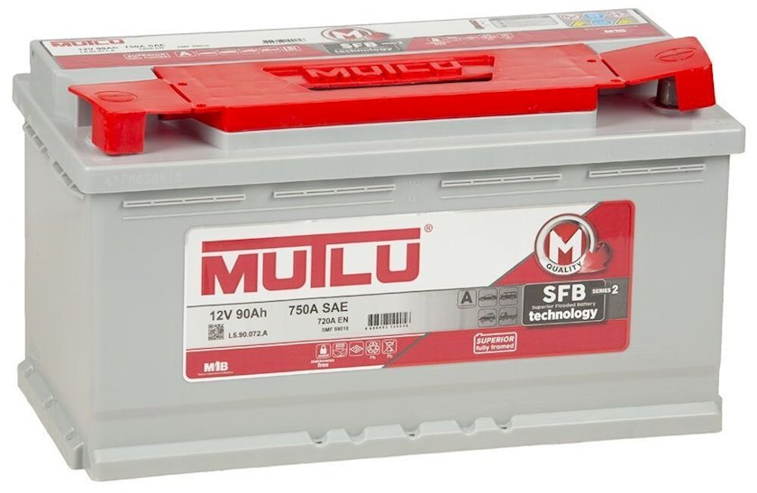 Автомобильный аккумулятор Mutlu 90Ah 12V L5.90.072.A - купить в Баку ...