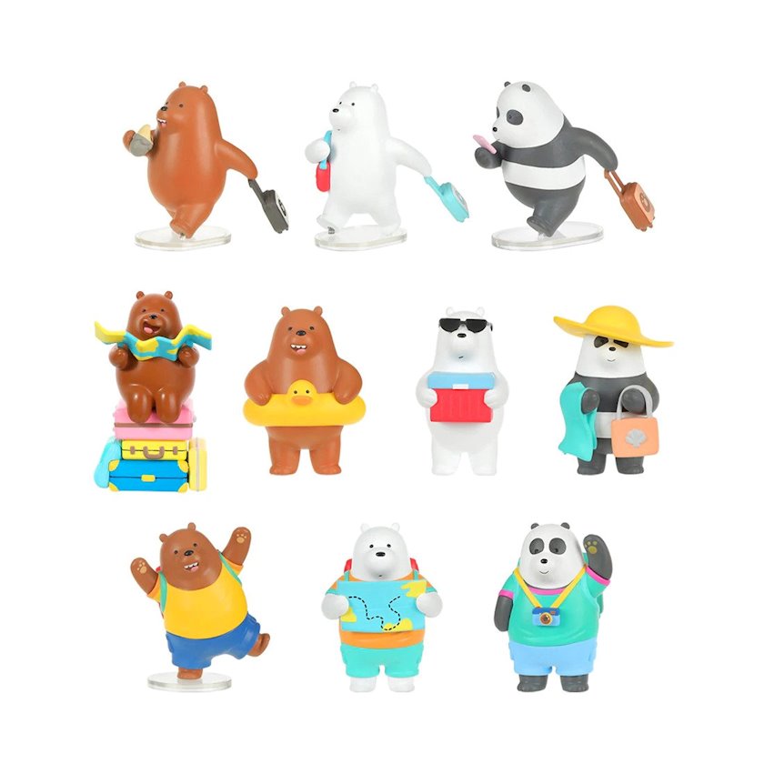 Фигурка Miniso We Bare Bears Go to Travel Figure Blind Box купить в