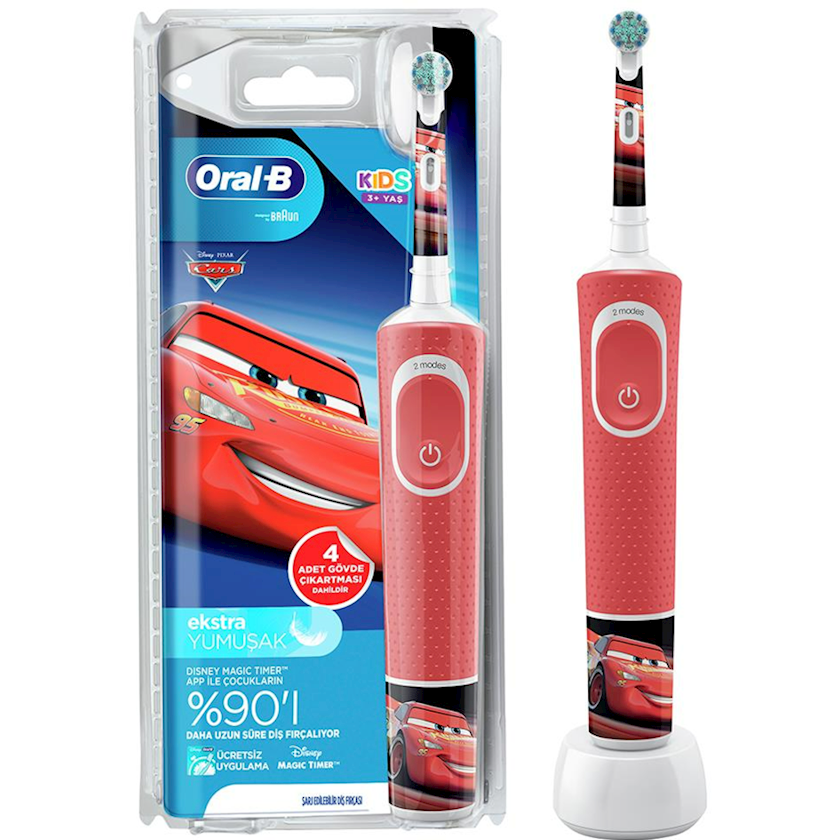 Электрическая зубная щетка Oral-B D100.413.2K TREEBLKAFR Cars CLS .