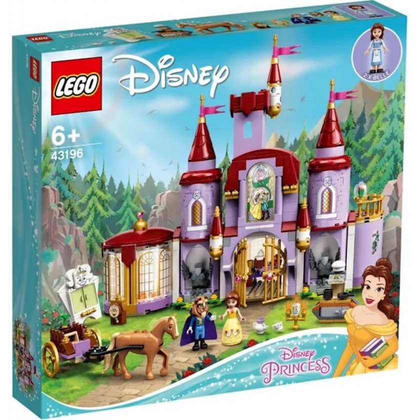 belle and the beast's castle lego