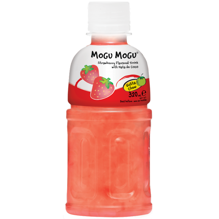 Ekzotik içki Mogu Mogu Strawberry, 320 ml
