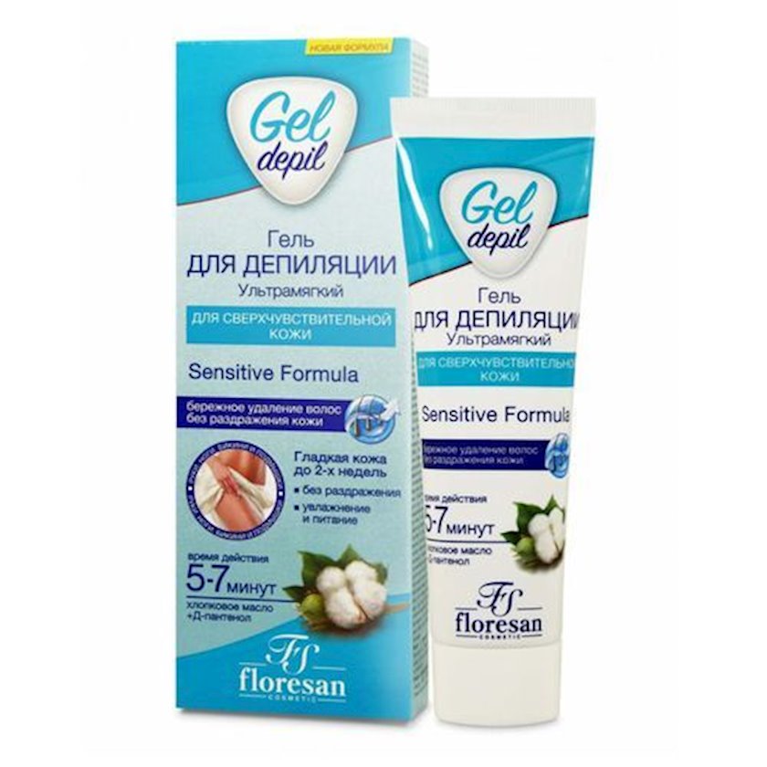 Гель для депиляции Floresan Cosmetic Gel Depil Ультрамягкий 100 мл ...
