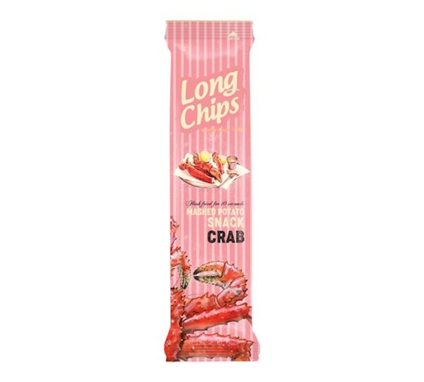 Çips Long Chips Crab, 75 q