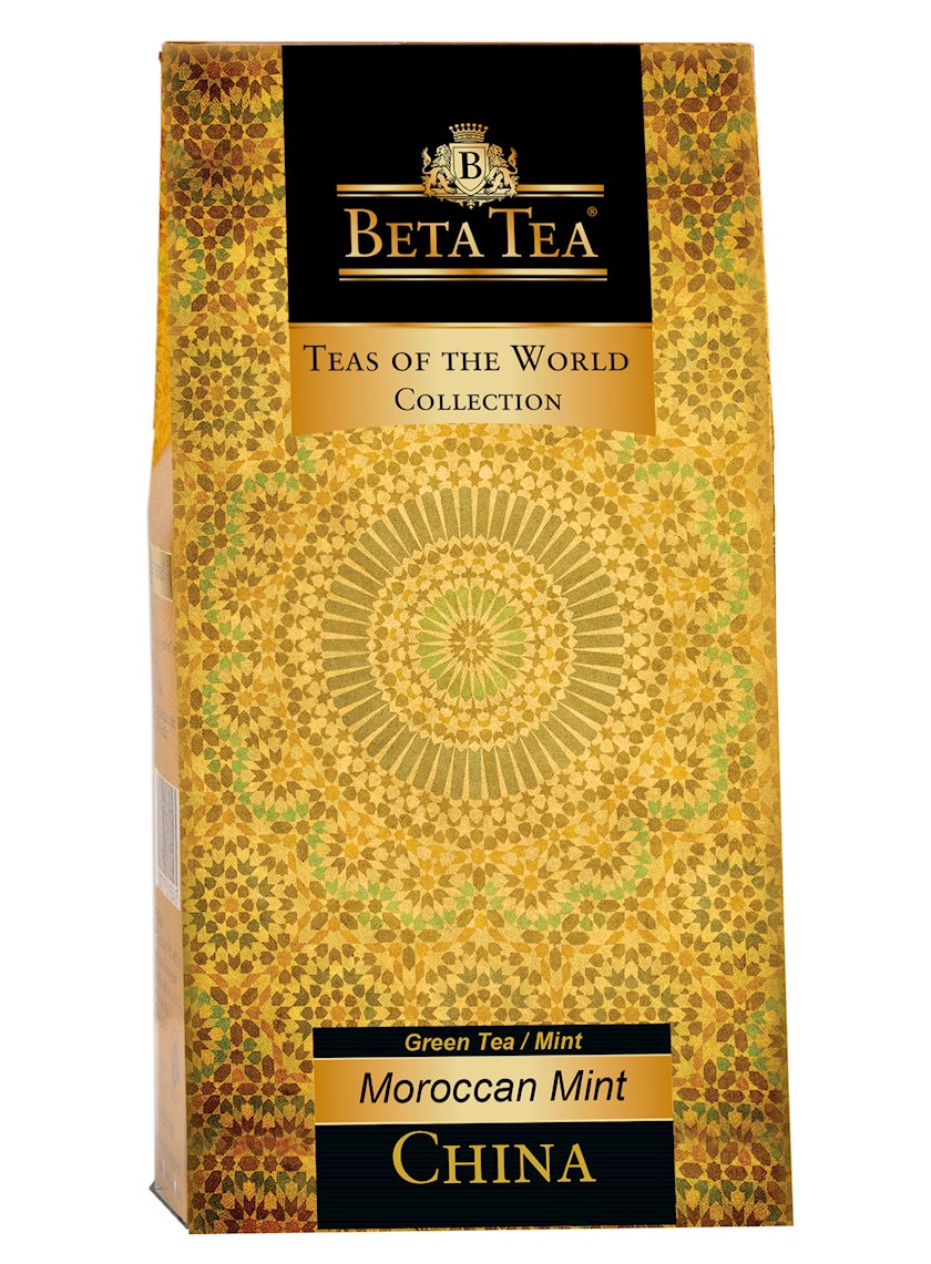 Китайский зеленый чай Beta Tea World Teas Collection Марокканская мята ...
