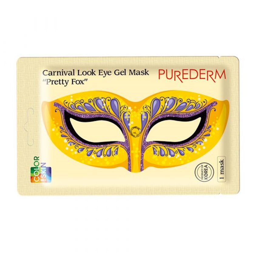 Гидрогелевая маска Purederm Carnival Look Eye Gel Mask Pretty Fox