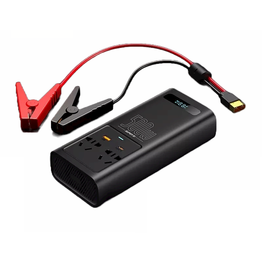 Автомобильное зарядное устройство Baseus Super Si Power Inverter 500w ...