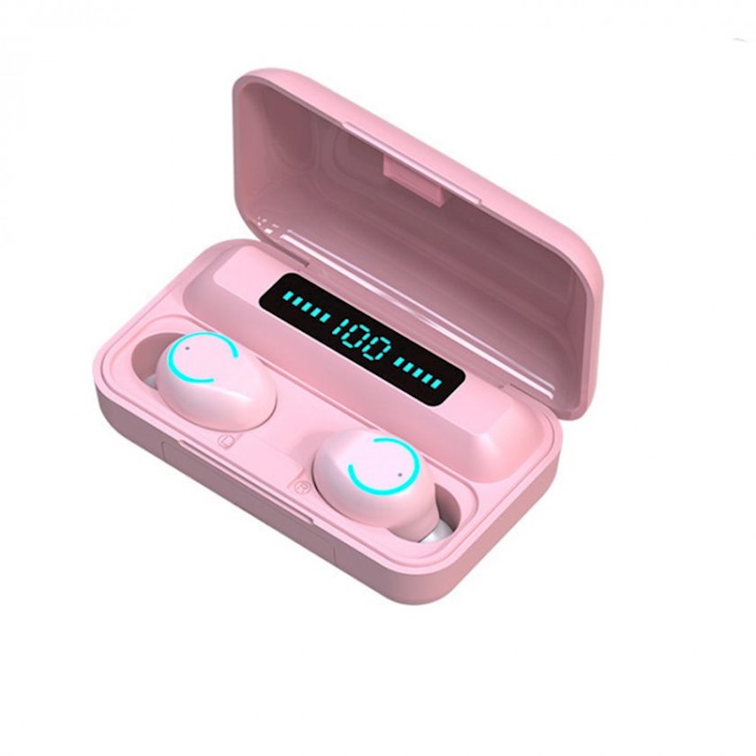 Беспроводные наушники-F9-9 TWS Pink - купить в Баку. Цена, обзор ...