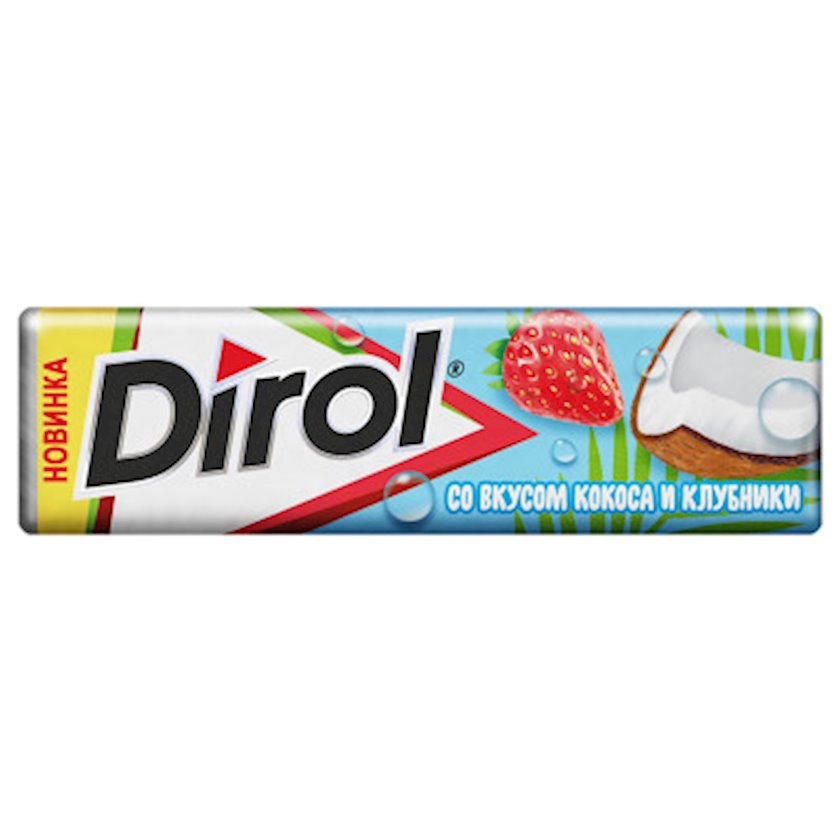 Saqqız Dirol kokos və çiyələk dadı ilə 13.6 q
